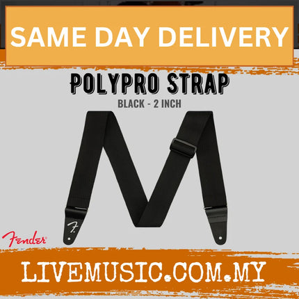 Fender Polypro Guitar Strap, Black