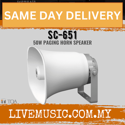 TOA Paging Horn Speaker SC-651 50W ( SC651 / SC 651 )
