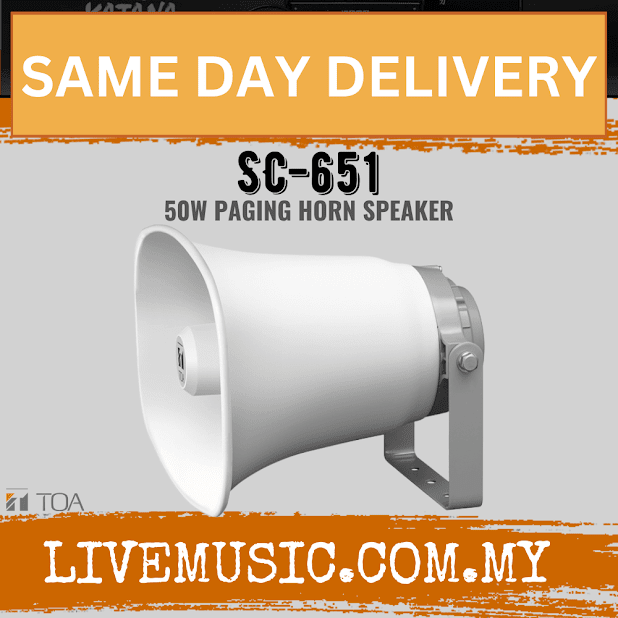 TOA Paging Horn Speaker SC-651 50W ( SC651 / SC 651 )