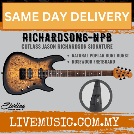 Sterling Richardson 6 Cutlass 6 String El Guitar ( RICHARDSON6-NPB / Richardson6 )