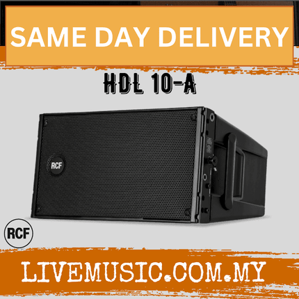 RCF HDL 10-A 1400-watt Dual 8-inch Active Line Array Module ( HDL10A / HDL 10A )