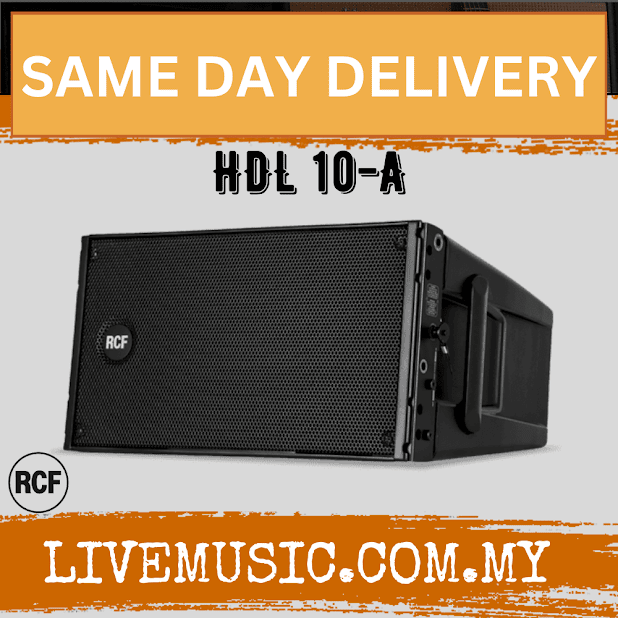 RCF HDL 10-A 1400-watt Dual 8-inch Active Line Array Module ( HDL10A / HDL 10A )