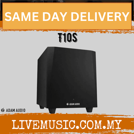 ADAM Audio T10S Black Active Subwoofer For ( T5V T7V or T8V )