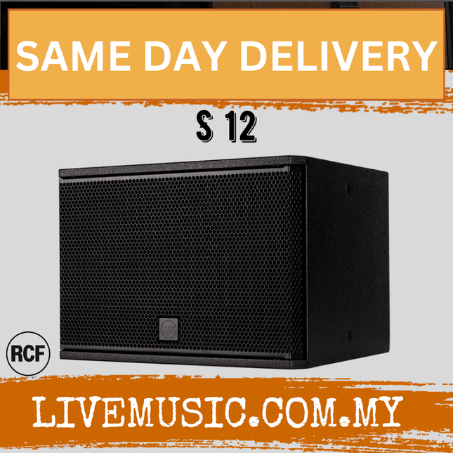 RCF S 12 Passive 12" Bass Reflex Subwoofer ( S12 / S-12 )