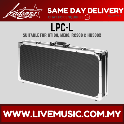 Kadenza LPC-L - Large LMC Multi-Effect Pedal Case suitable for GT100 / ME80 / RC300 / HD500X
