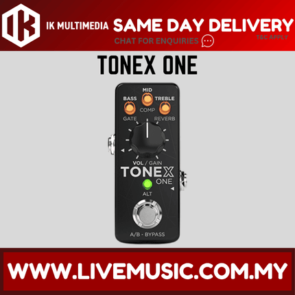 IK Multimedia TONEX One Pedal Amplifier/Cabinet/Pedal Modeler