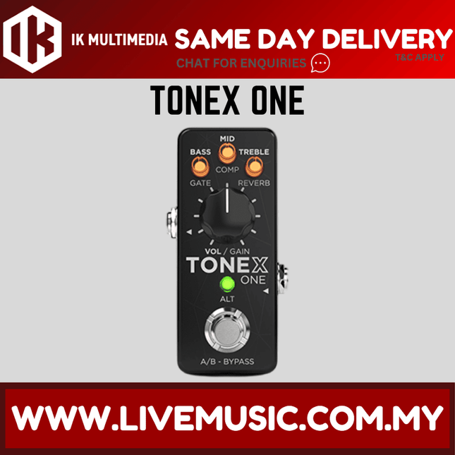 IK Multimedia TONEX One Pedal Amplifier/Cabinet/Pedal Modeler