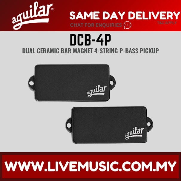 Aguilar DCB-4P Dual Ceramic Bar Magnet 4-String P-Bass Pickup (DCB4P DCB 4P)