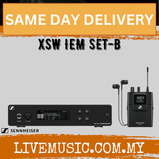 Sennheiser XSW IEM SET-B Stereo In-Ear Wireless Monitoring System ( XSWIEMSET / XSWIEMSETA )