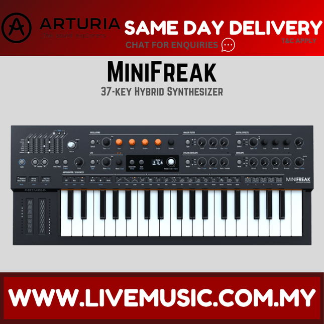 Arturia MiniFreak 37-key Hybrid Synthesizer