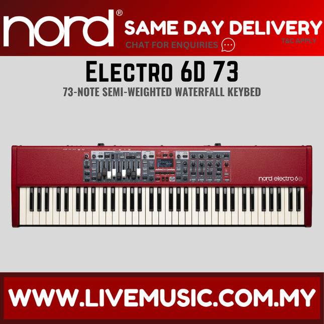 Nord Electro 6D 73 Semi Weighted Waterfall Stage Piano