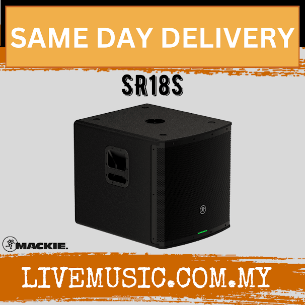 Mackie SR18S 18" 1600-watt Professional Powered Subwoofer (SR 18S/SR-18S)