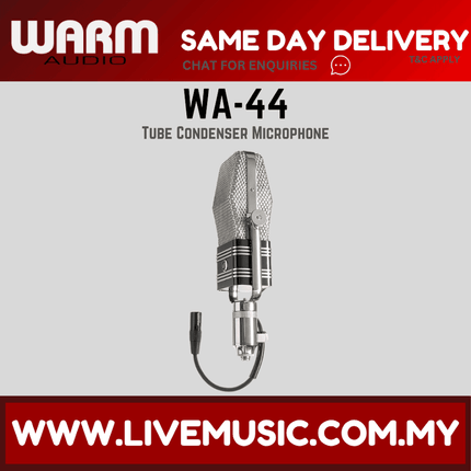 Warm Audio WA-44 Studio Ribbon Microphone ( WA 44 WA44 )