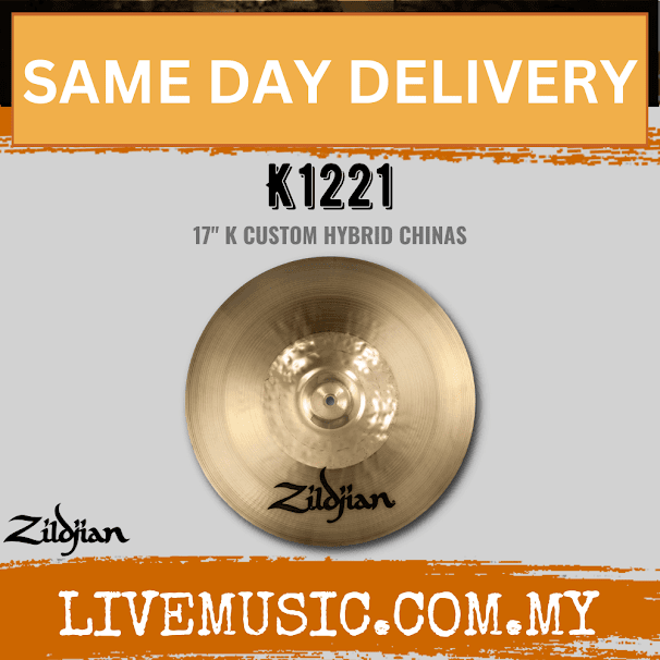 Zildjian 17" K Series Custom Hybrid China Cymbal (K1221)