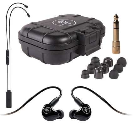 Mackie MP-120 BTA Single Dynamic Driver Professional In-Ear Monitors with Bluetooth Adapter (MP120/MP 120/MP120-BTA/MP120BTA)