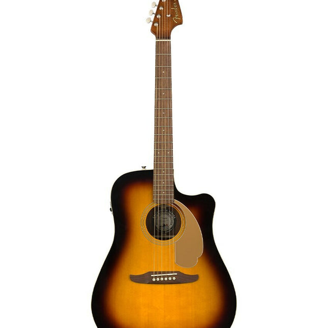 Fender California Redondo Player Acoustic Guitar, Walnut FB, Sunburst
