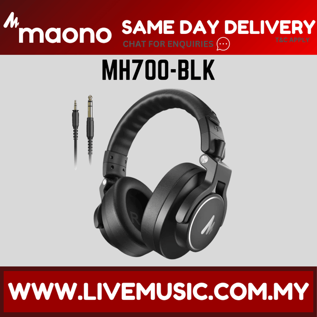 Maono MH700 Closed-Back High Fidelity Sound Monitoring Headphone ( MH 700 / MH-700 )