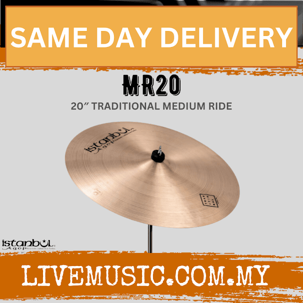 Istanbul Agop Cymbals MR20 20" Traditional Medium Ride Cymbal ( MR-20 / MR 20 )