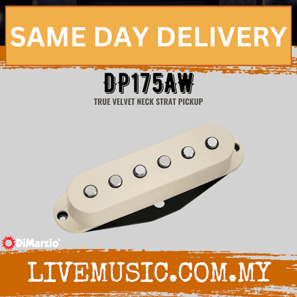 DiMarzio DP175AW True Velvet Neck Pickup - Aged White (DP175-AW/DP175 AW)
