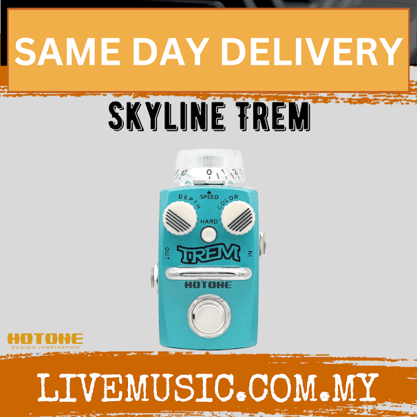 Hotone Skyline Series Trem Analog Tremolo Guitar Effects Pedal