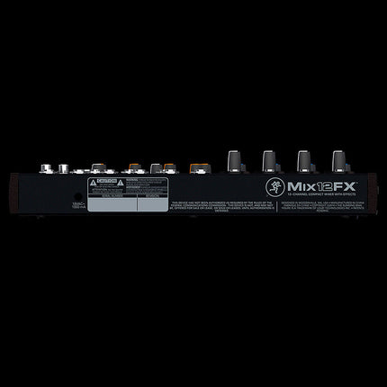 Mackie Mix12FX 12 Channel Compact Analog Mixer With Effect Mixing Console (Mix12-FX/Mix 12FX)