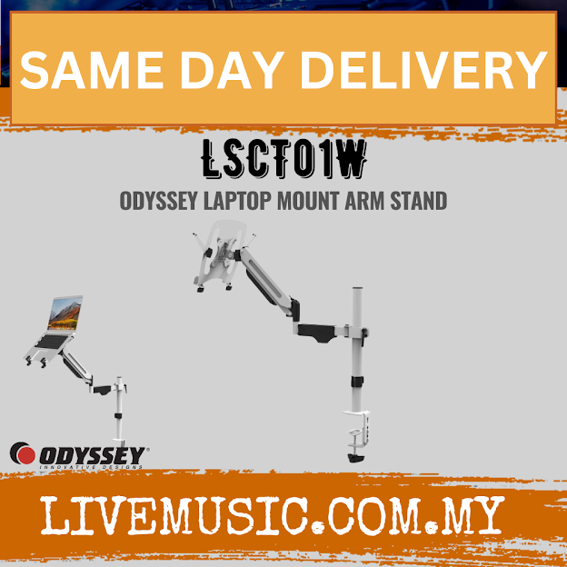 Odyssey LSCT01W Mount Arm Stand for Laptops, White