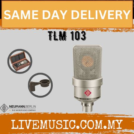Neumann TLM 103 Large-diaphragm Condenser Microphone - Matte Nickle ( TLM103 / TLM-103 )