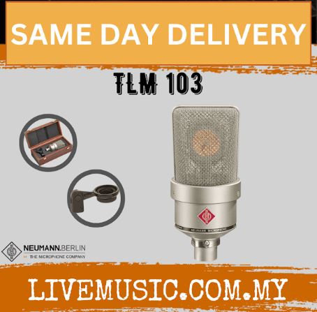 Neumann TLM 103 Large-diaphragm Condenser Microphone - Matte Nickle ( TLM103 / TLM-103 )