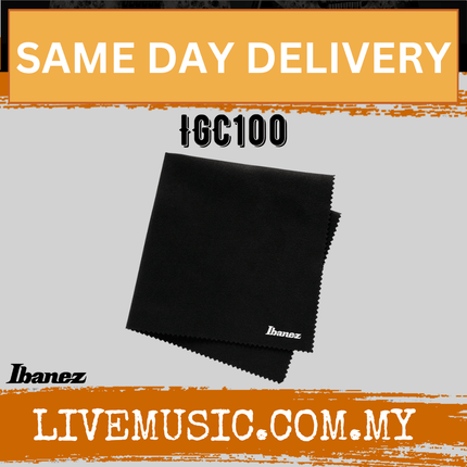 Ibanez IGC100 Microfiber Guitar Cleaning and Polishing Cloth ( IGC 100 / IGC-100 )