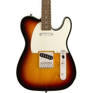 Squier Classic Vibe 60s Custom Telecaster Electric Guitar, Laurel Fretboard - 3-Tone Sunburst