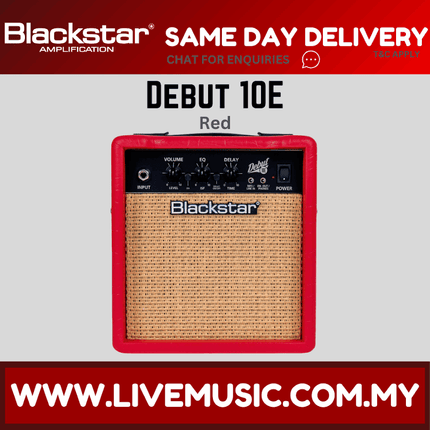 BLACKSTAR DEBUT 10E 10-watt Electric Guitar Combo Amplifier - Red ( DEBUT10E )