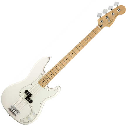 Fender Player Precision Bass Electric Guitar, Maple Fretboard - Polar White