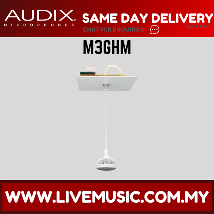 Audix M3GHM Tri-Element Hanging Ceiling Microphone with Hard Mount - Gray (M3G HM/M3G-HM )