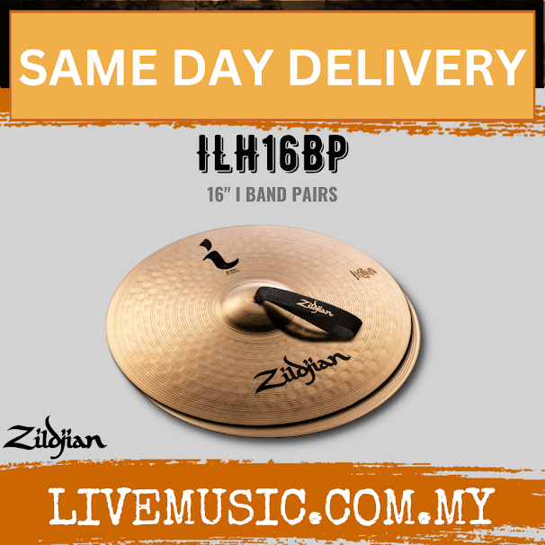 Zildjian ILH16BP 16” I Band Pair Cymbals (ILH16 BP / ILH16-BP )