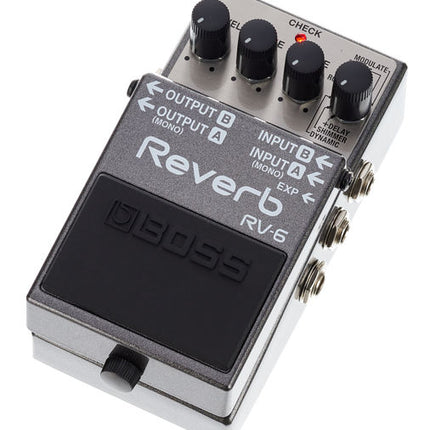 Boss RV-6 Digital Reverb Guitar Effects Pedal (RV6 RV 6)