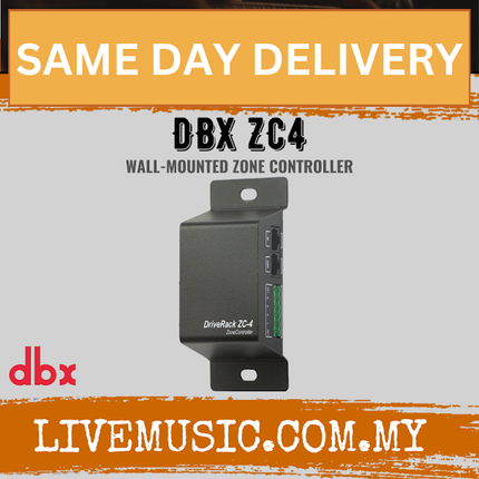Dbx By Harman ZC4 Wall-Mounted Zone Controller ( ZC 4 / ZC-4 )