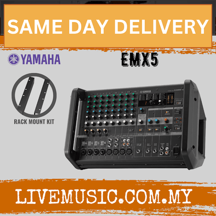 Yamaha EMX5 12-channel 1260W Powered Mixer ( EMX-5 EMX 5 )