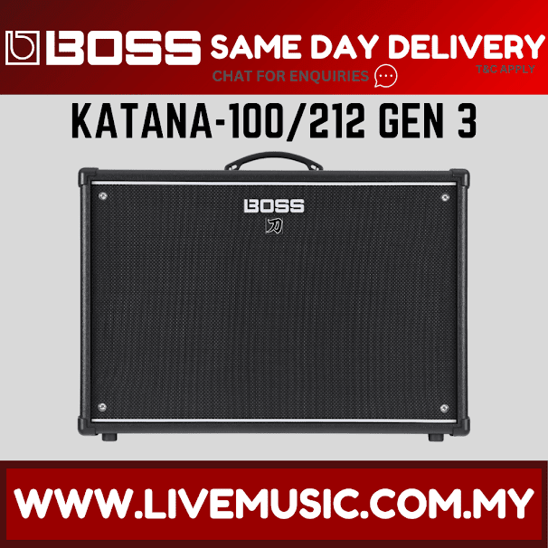Boss Katana 100/212 Gen 3 100-watt 2 x 12-inch Combo Amplifier (Katana-100/212 / Katana100/212/MK3)