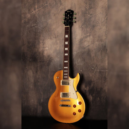 Cort CR200 Electric Guitar Jatoba Fretboard with Gig Bag - Gold Top (CR-200/CR 200)