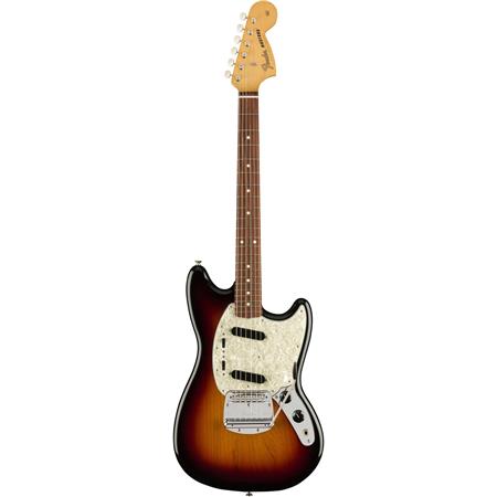 Fender Vintera 60s Mustang Electric Guitar, Pau Ferro Fretboard - 3-Tone Sunburst