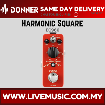 Donner Harmonic Square Pitch Shifter Pedal