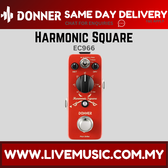 Donner Harmonic Square Pitch Shifter Pedal
