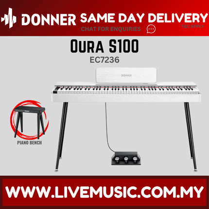 Donner  EC7236 Oura S100 88 Keys Digital Piano ( EC-7236 EC 7236 )