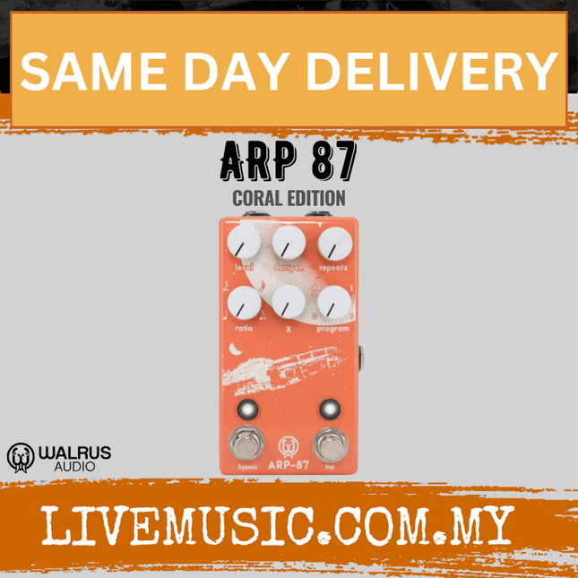 Walrus Audio ARP 87 Multi-Function Delay, Coral Series ( ARP 87 )