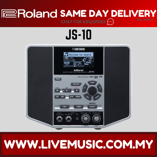 Boss JS-10 Audio Player and Trainer with Adapter (JS10)