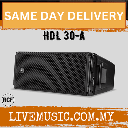RCF HDL 30-A Dual 10-Inch Powered Line Array Speaker ( HDL30A / HDL 30A )