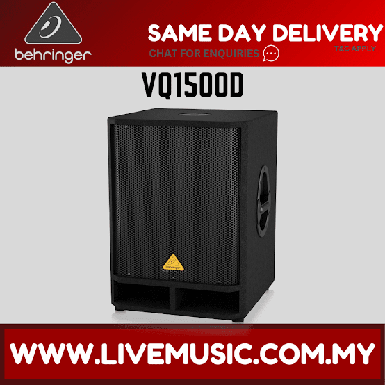 Behringer VQ1500D 500W 15" Powered Subwoofer ( VQ-1500D / VQ 1500D )