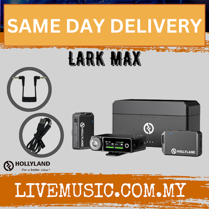Hollyland LARK MAX Duo 2-Person Wireless Microphone System - Black