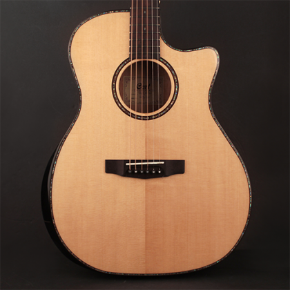 Cort GA-PF Bevel - Acoustic Guitar with Gig Bag - Natural Glossy ( GA PF / GAPF )
