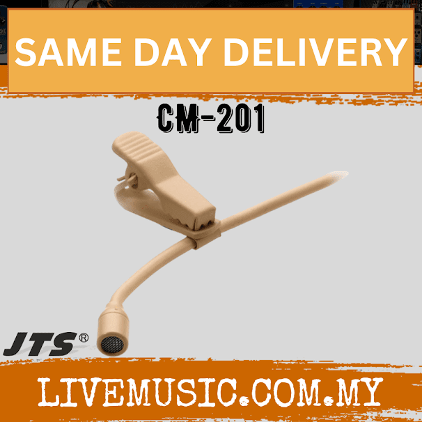 JTS CM 201 Miniature Lavalier Microphone Beige( CM-201 / CM201 )